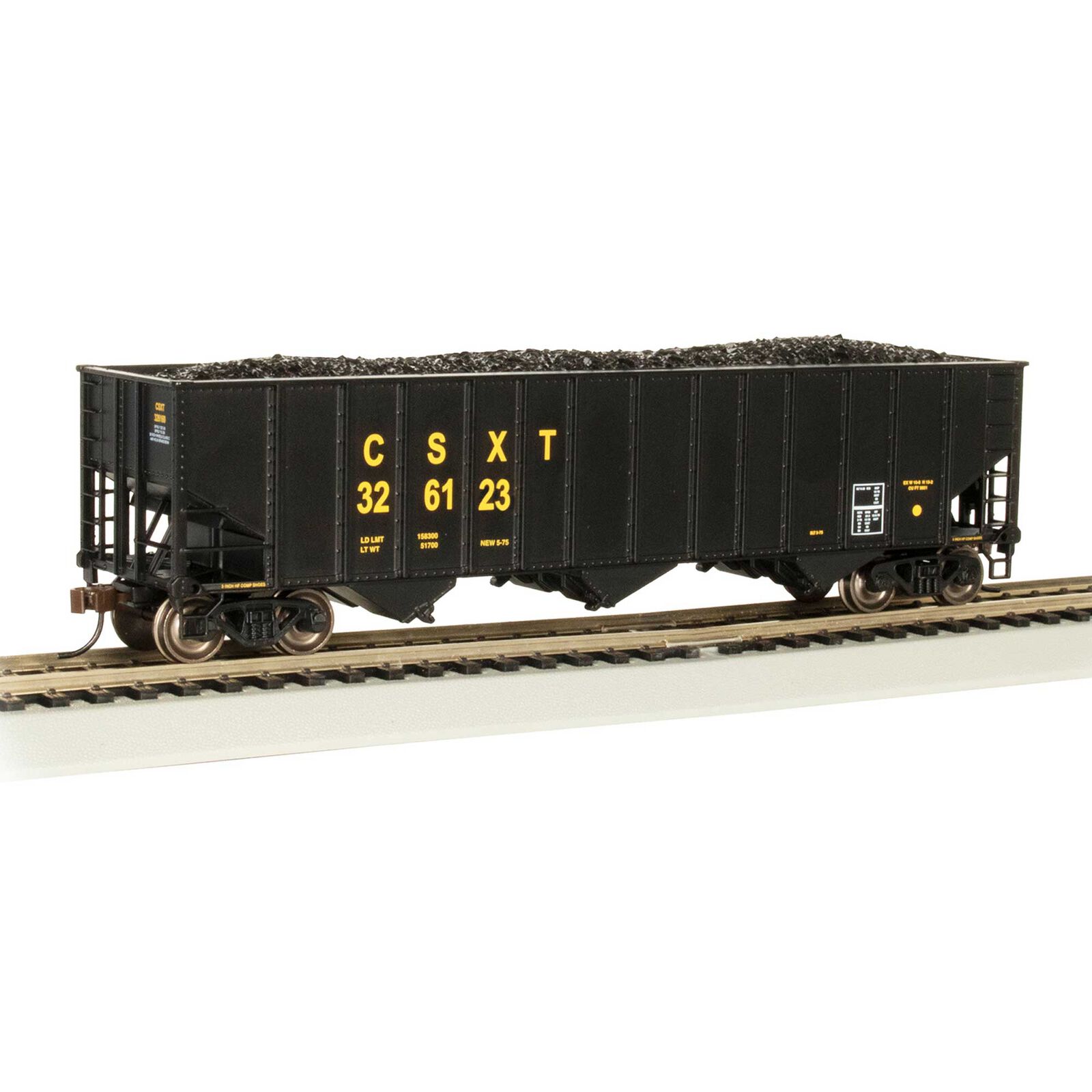 HO 100-Ton Bethlehem Steel Three Bay Hopper - CSX&reg; #326123
