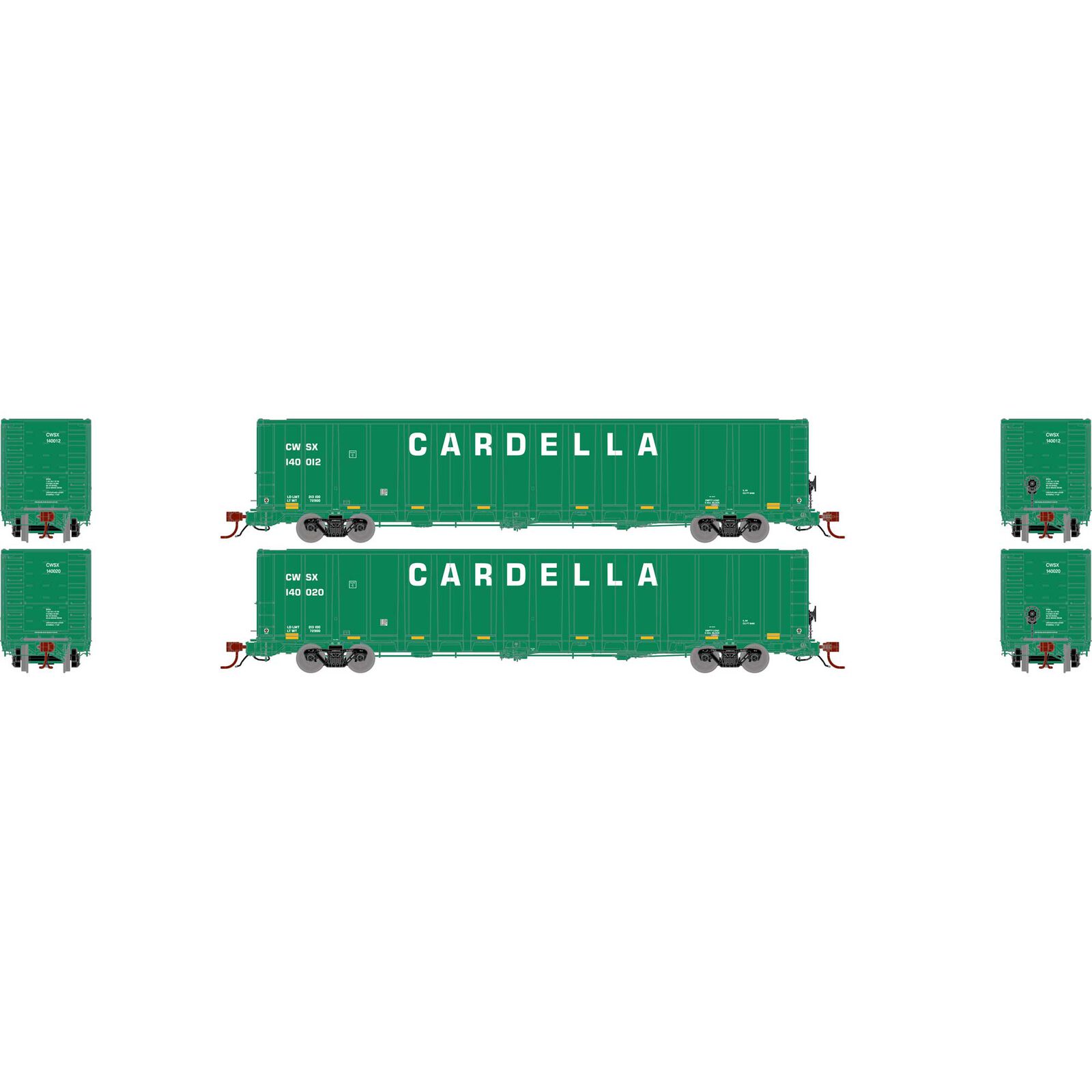 N NSC 6400 Gondola with Load, CWSX #140012, 140020 (2)