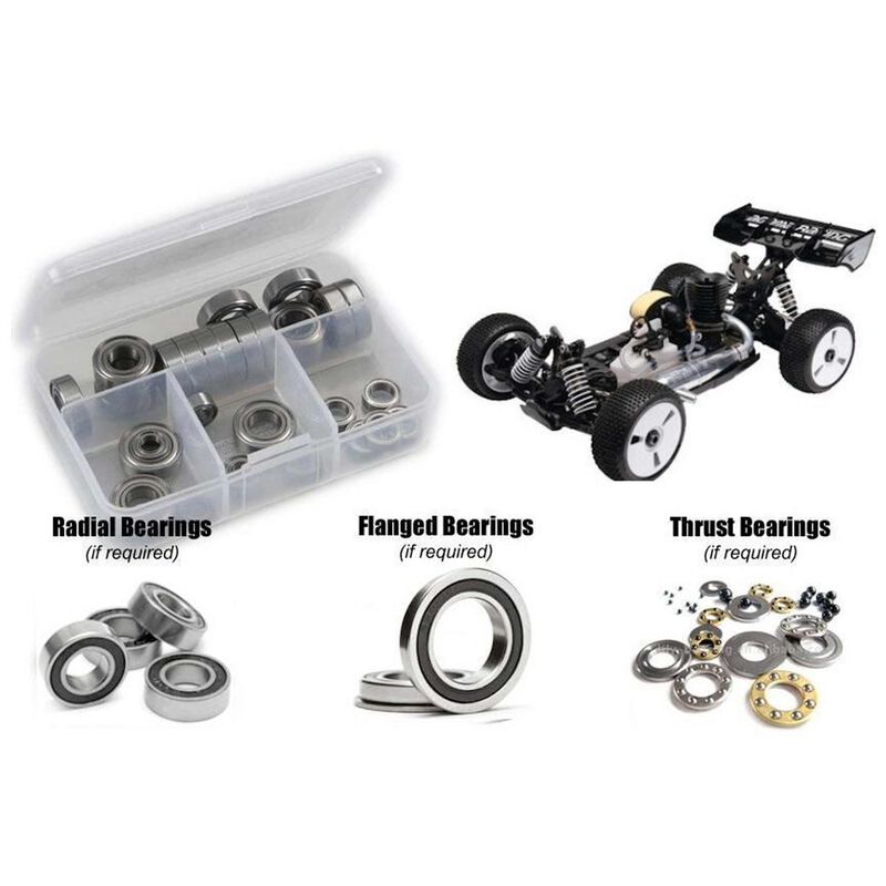 Agama Racing A8/Evo 1/8th Nitro Buggy Rubber Shielded Bearing Kit