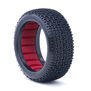 1/8 Cityblock Soft Tires, Red Inserts (2): Buggy