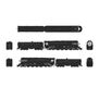 HO GS-4 4-8-4 Locomotive, SP #4438, In-Service, Black Paint Paragon4