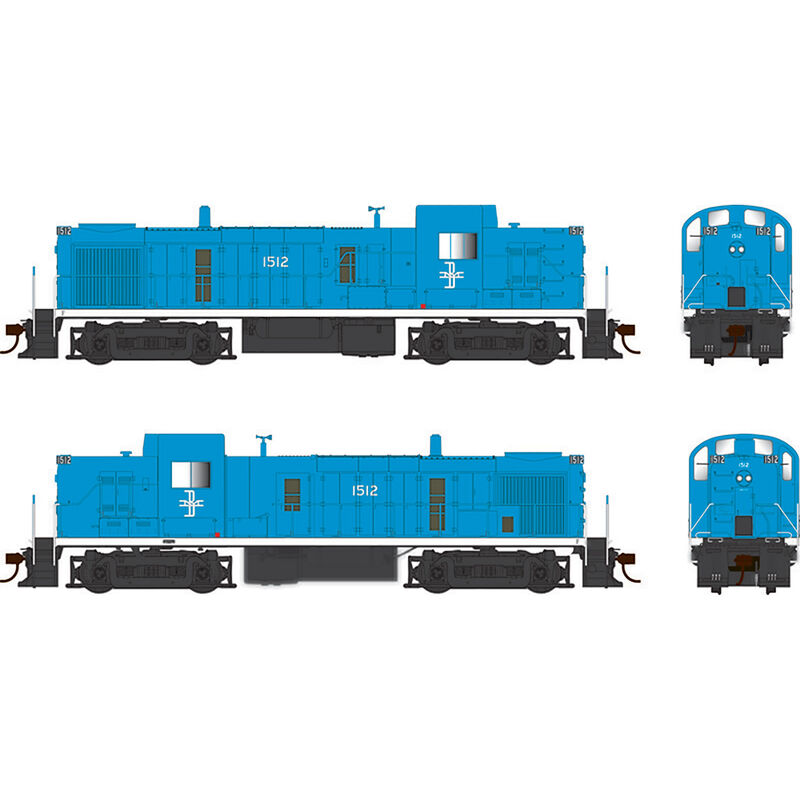 HO ALCo RS-3 DCC with Sound B&M Blue #1519