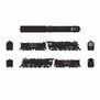 HO ATSF 3460 Class 4-6-4, #3464, Post-1942, No-Sound / DCC-Ready