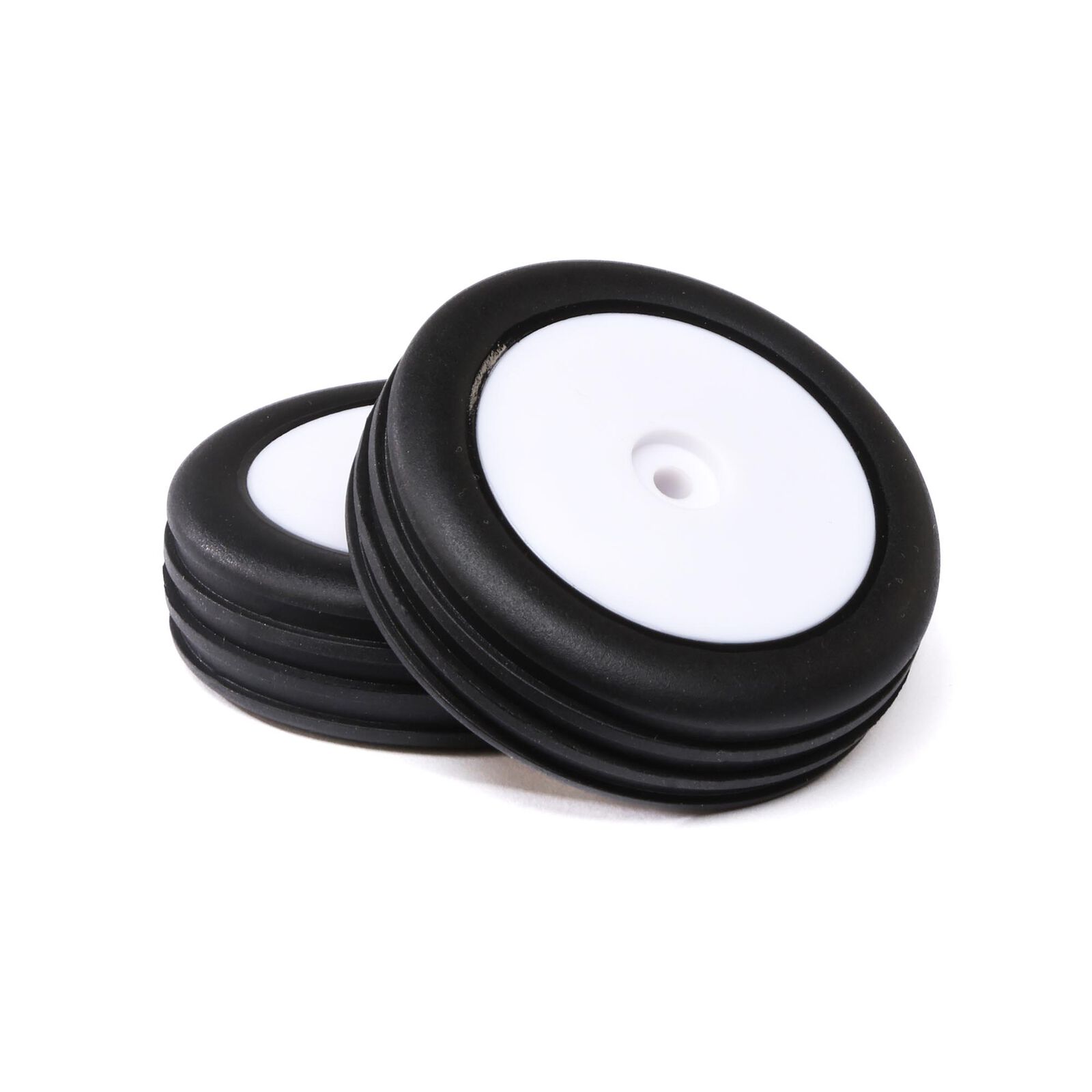 Wide Body Rib, Front, Mounted Tires, White (2): Mini B