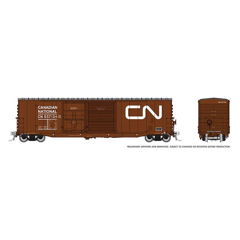 HO NSC 5304 Boxcar CN Late 80s Repaint