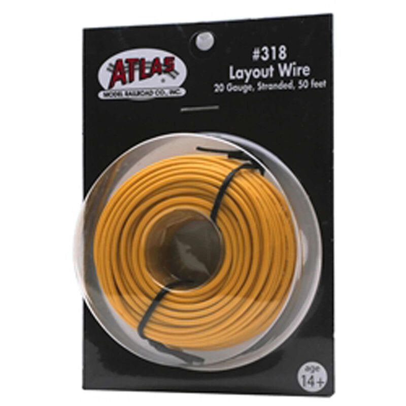 Yellow Wire (Stranded, #20 AWG; 50' Spool)