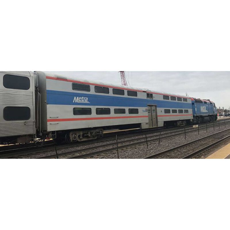 N Nippon Sharyo Bi-Level Cab Coach Metra #8593