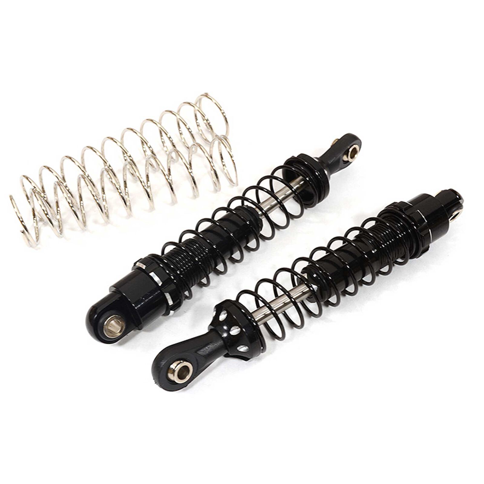 90mm Shock Set, Black (2): Axial SCX10 II 6X6