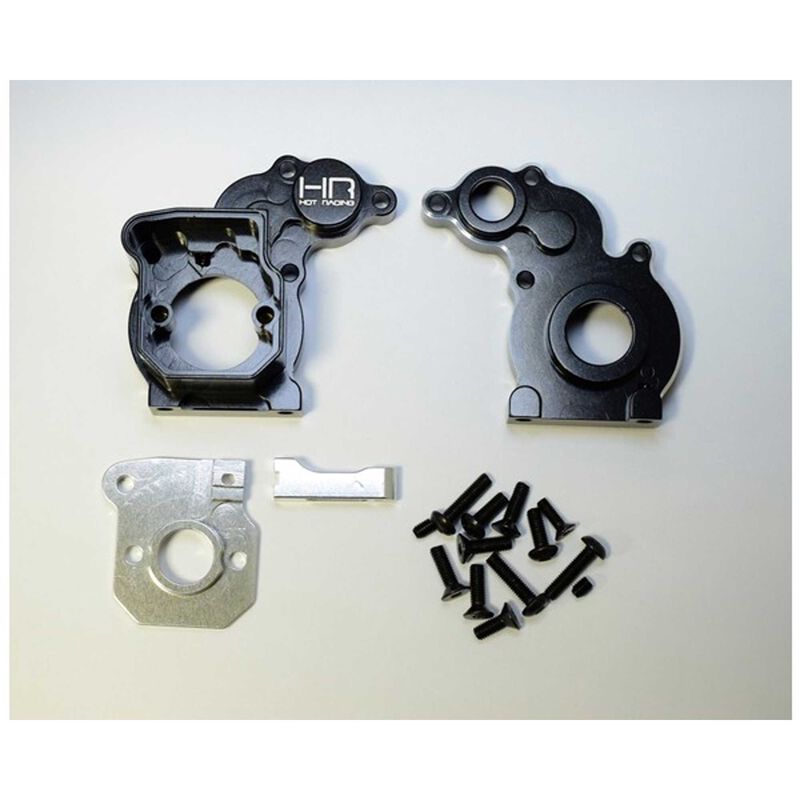 Hot Racing Aluminum Center Transmission Gear Case Wraith