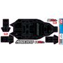 Factory Team Printed Chassis Protective Sheet, 1/10 Team Associated RC10B6.4D