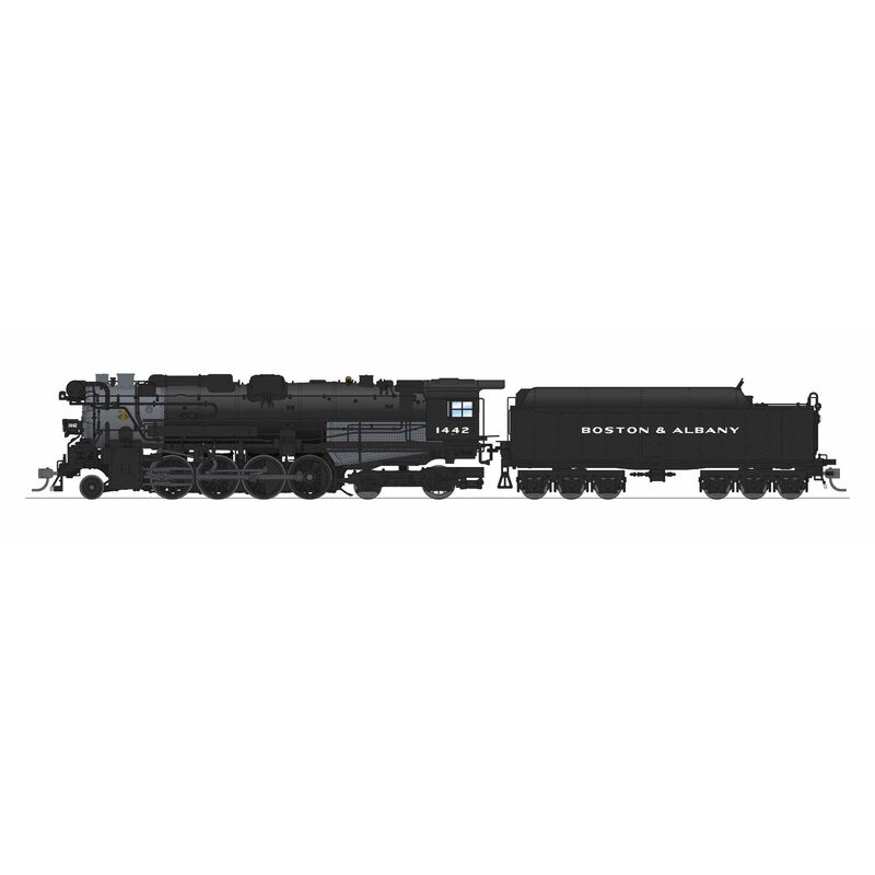 HO Boston & Albany A1b Locomotive & 6-Axle Tender, Post-1946 Appearance #1442 (DCC-Ready)