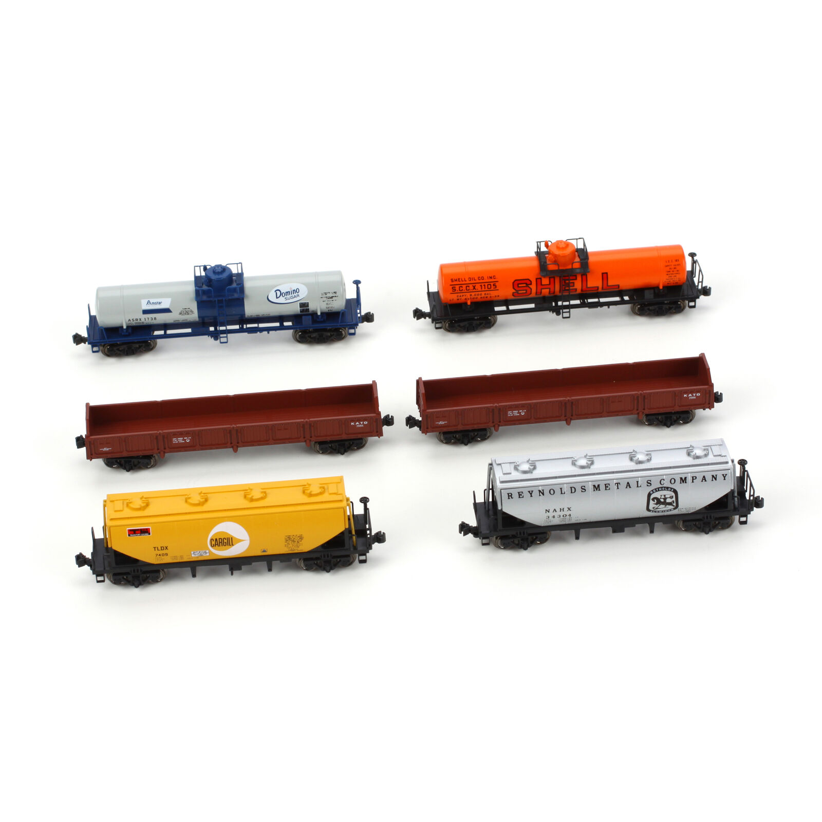 N Mixed Freight Car Set (6)