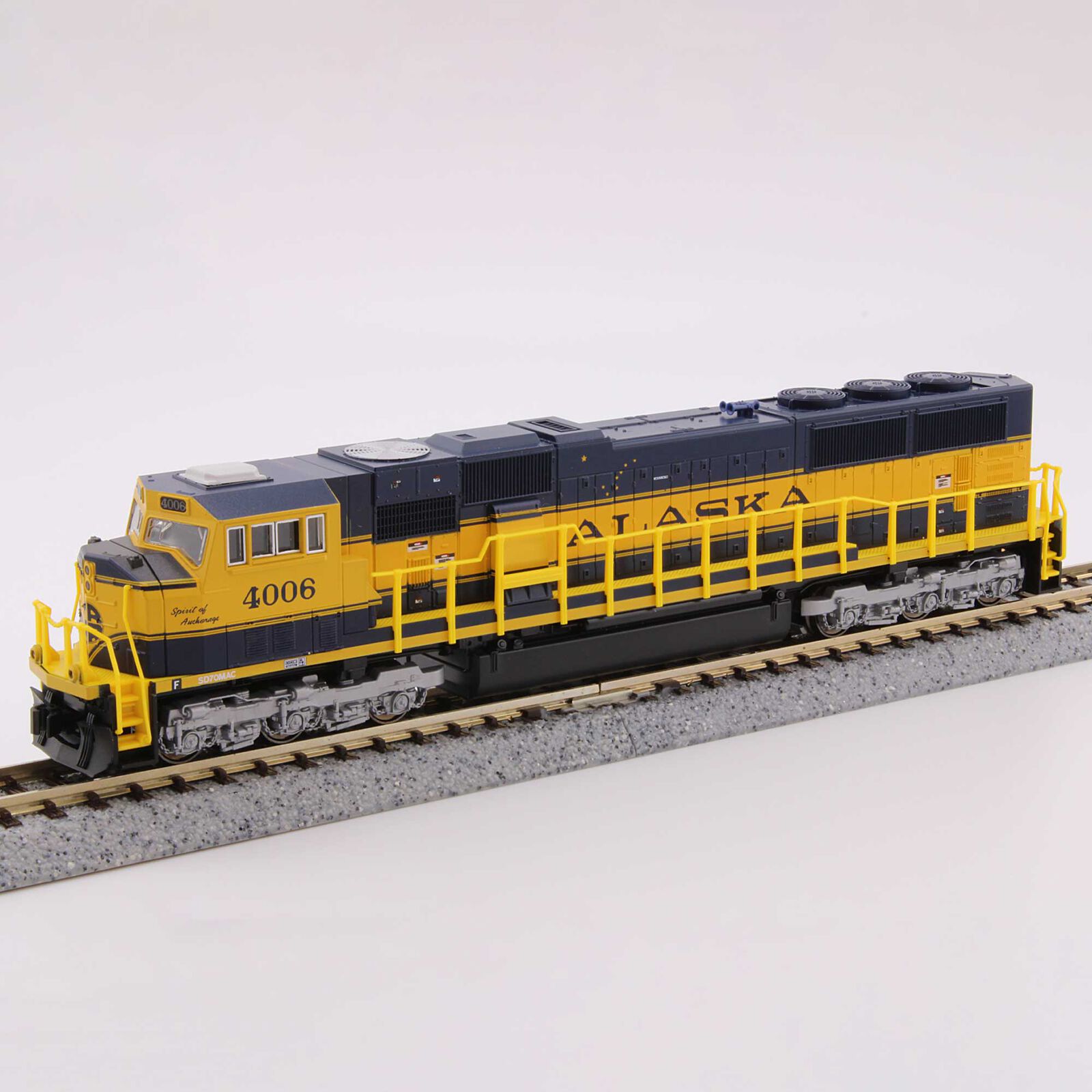(N) SD70MAC Alaska Railroad #4003 "Spirit of Moose Pass" w/ Preinstalled DCC + Sound