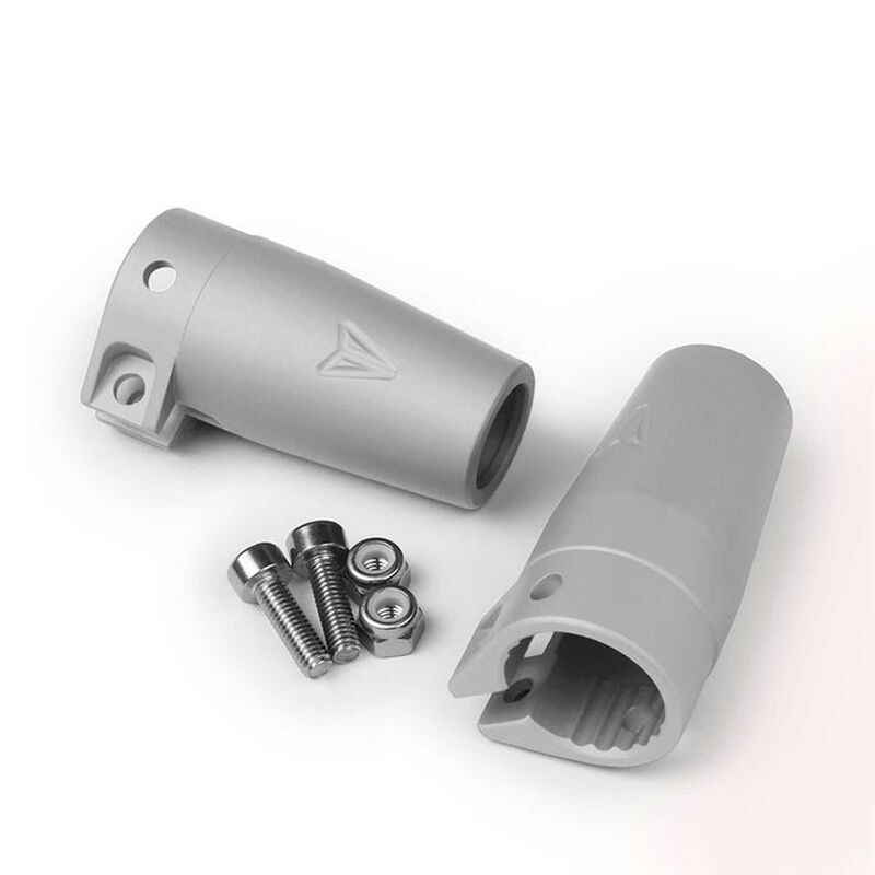 Clamping Lockouts, Clear Anodized: Axial Wraith / Yeti