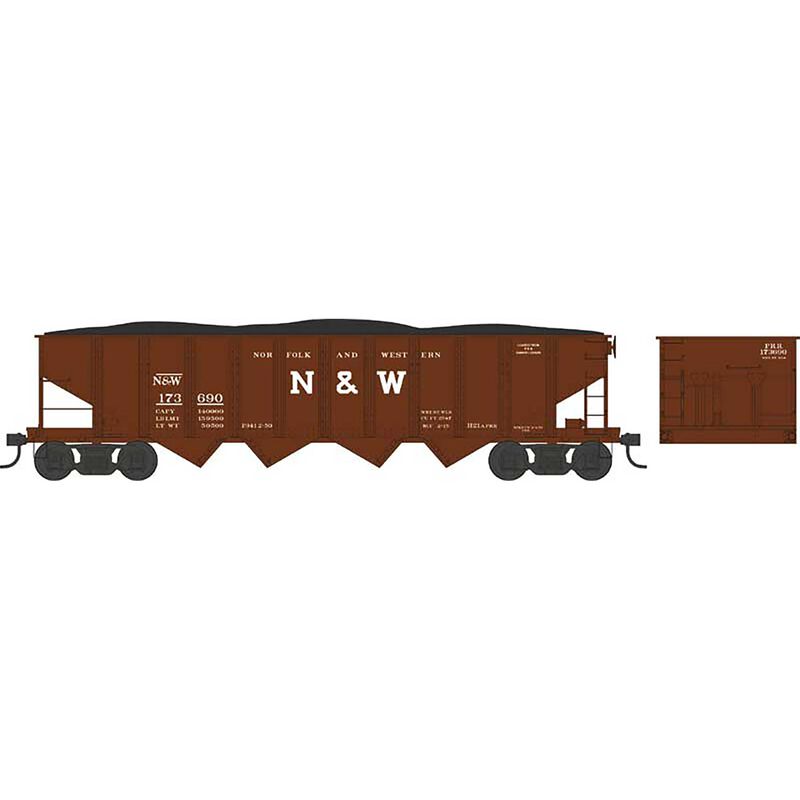 N Scale H21 Hopper Norfolk & Western #173696