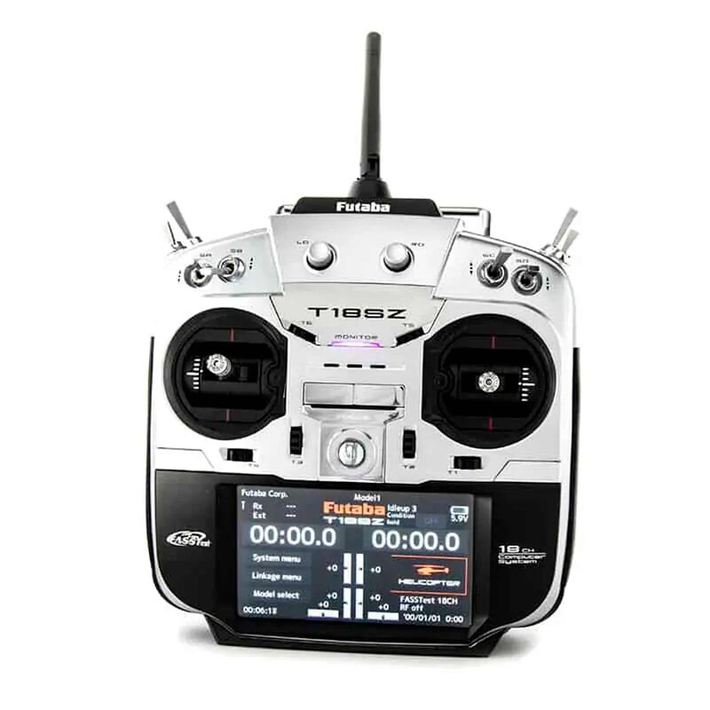 18SZ Heli Transmitter 18-Channel Digital Proportional RC System with R7208SB Receiver