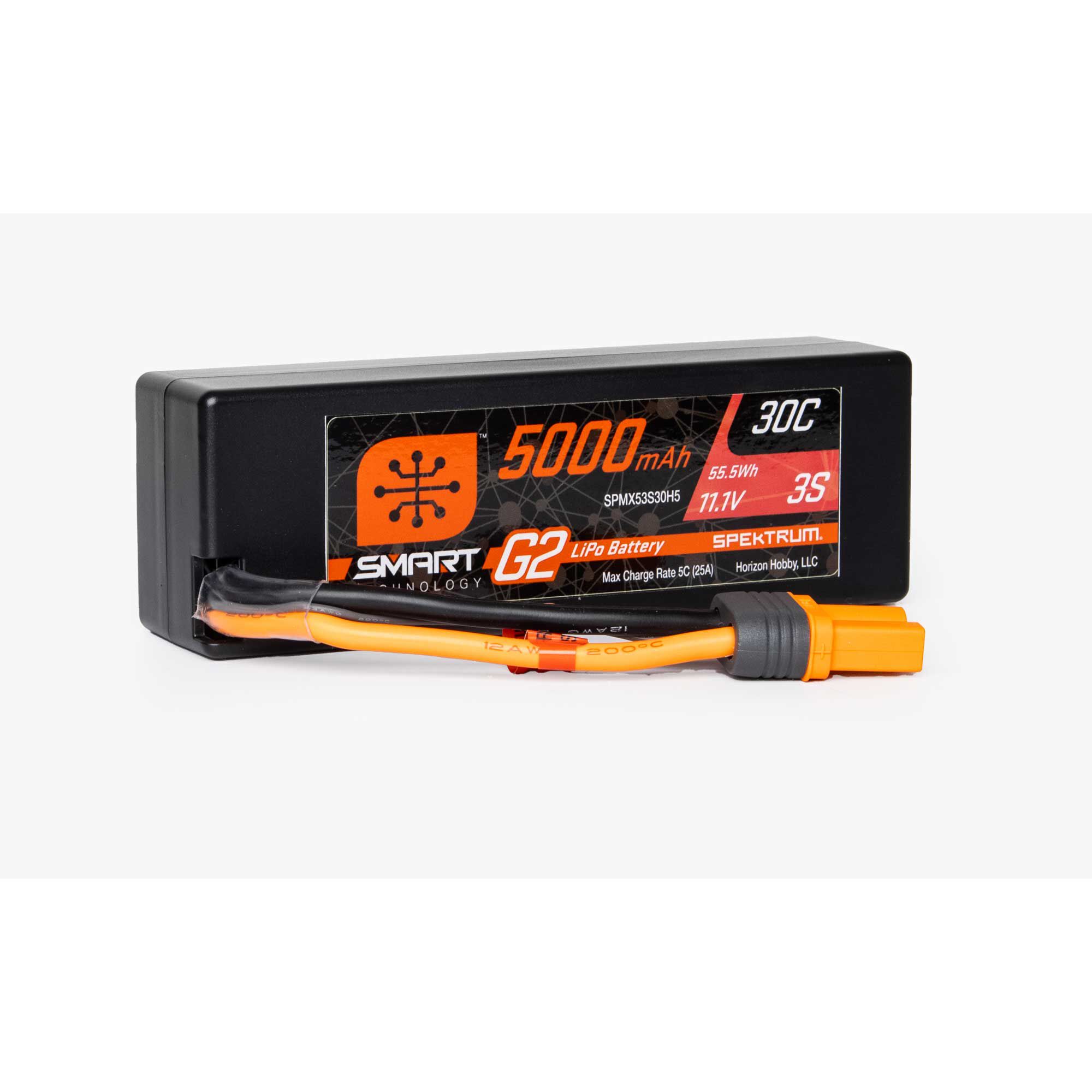 11, 1V 5000mAh 3S 100c Spektrum Smart LiPo Akku Hardcase IC5 in Bayern