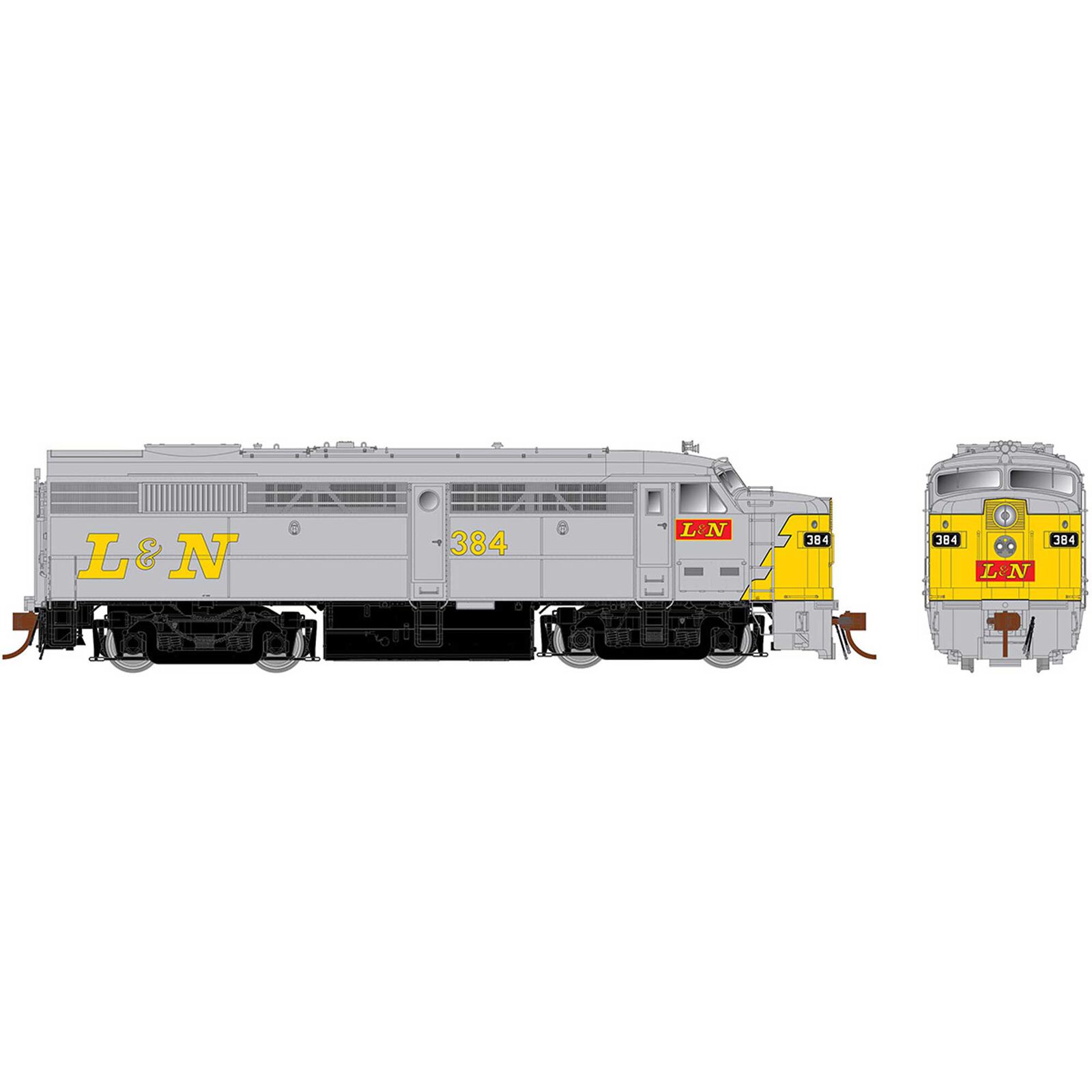 HO FPA2 w DCC & Sound L&N #384