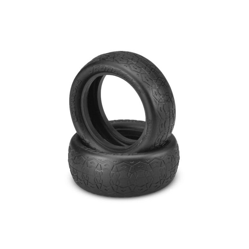 1/10 Octagons 2.2&rdquo; Front 4x4 Buggy Tires and Inserts, Silver Compound (2)