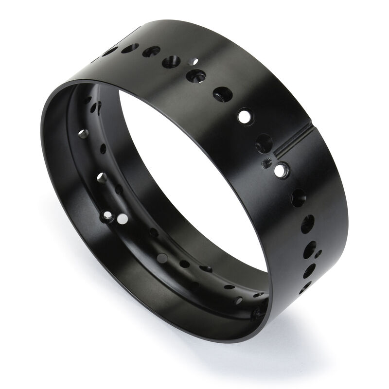 1/4 Pro-Spec Aluminum Rear Rim Black: Promoto-SM