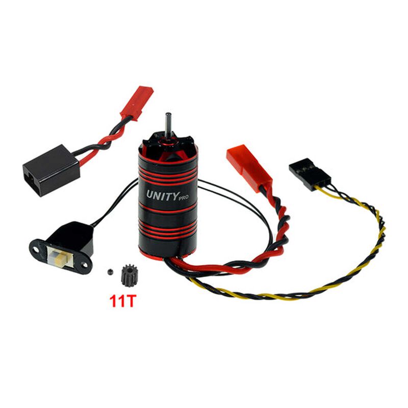 Unity Pro 2-in-1 Micro FOC Brushless Motor & ESC Combo, 3500KV: Traxxas TRX-4M