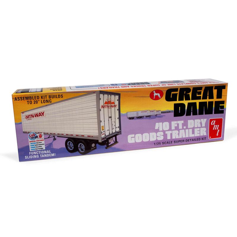 1/25 Great Dane Dry Goods Semi Trailer Model Kit
