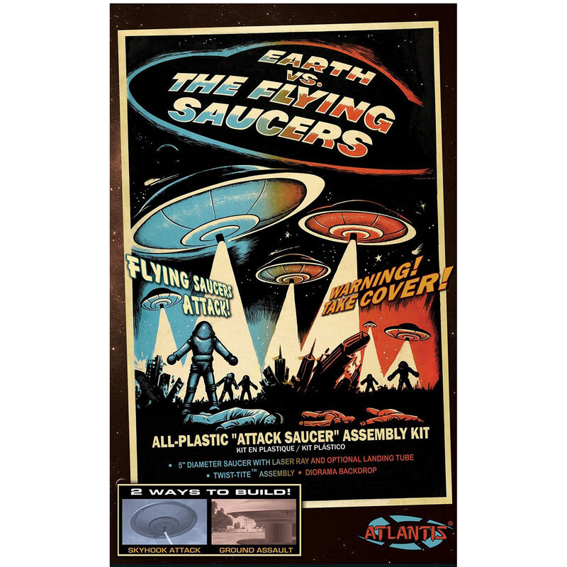 "Earth vs. The Flying Saucers" Plastic Model Kit