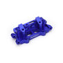 Front Bulkhead, Blue: Traxxas Rustler, Slash 2WD