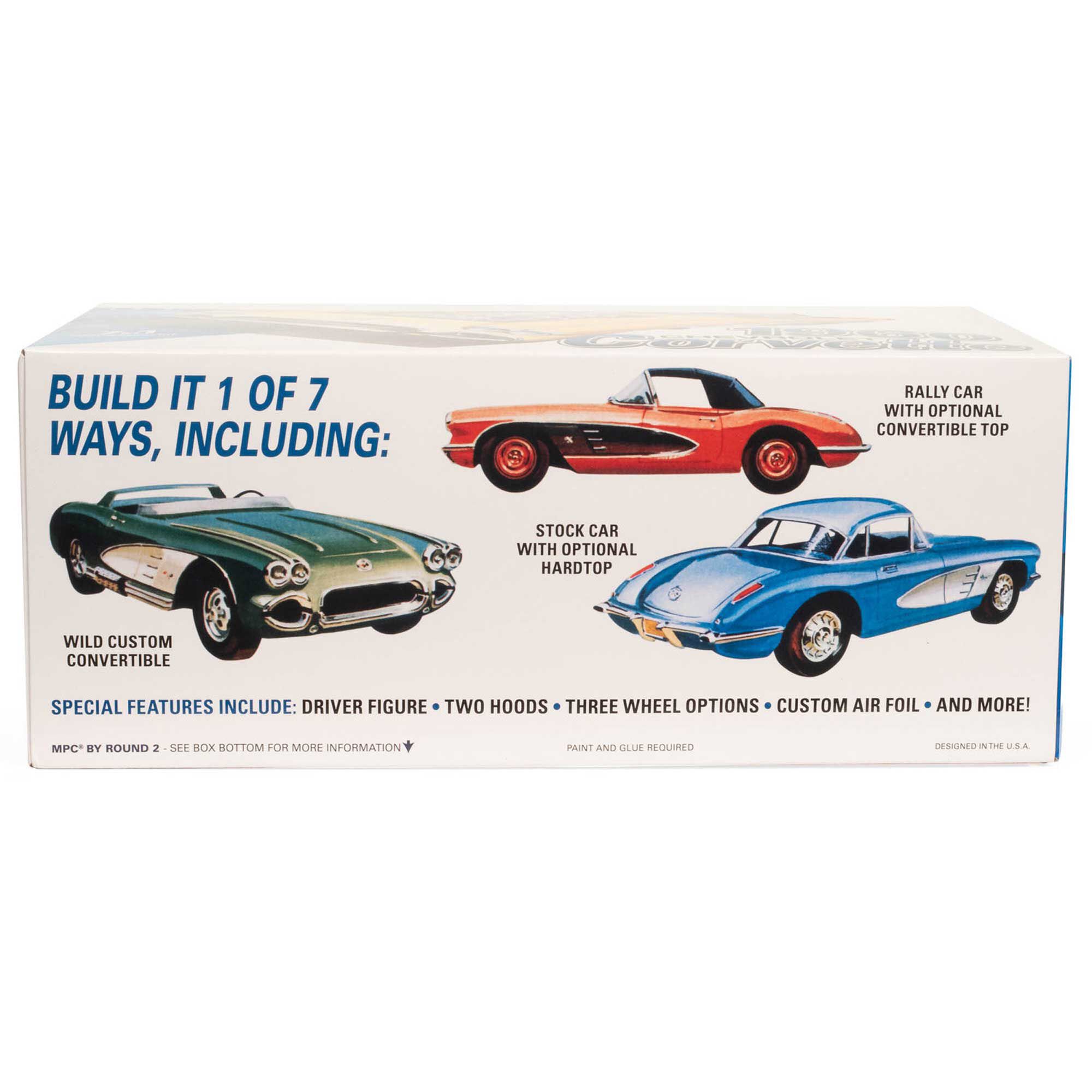 MPC 1/25 1960 Chevy Corvette 7-in-1, Model Kit | Tower Hobbies