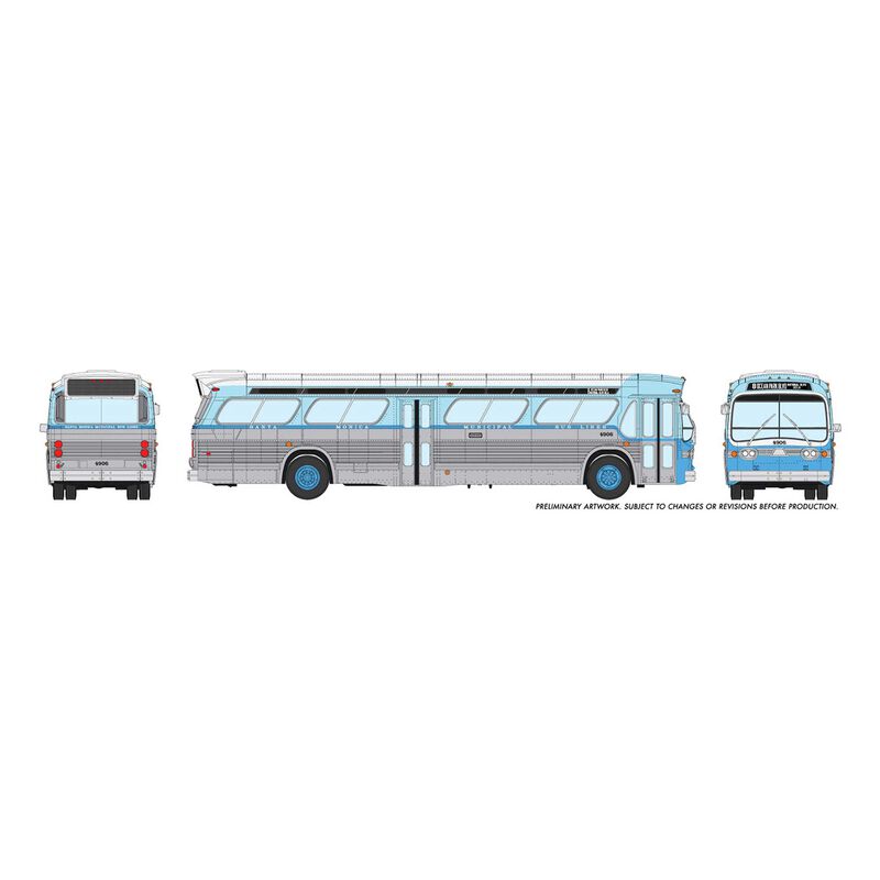 HO 1/87 New Look Bus Deluxe-Santa Monica #4913