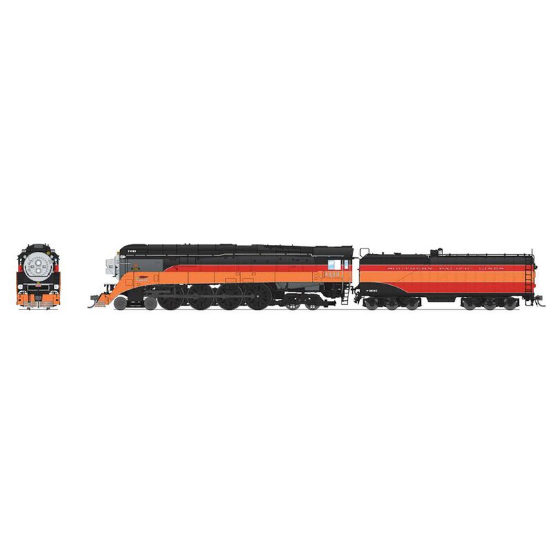 HO GS-4 4-8-4 Locomotive, SP #4449, Modern Excursion, Daylight, Paragon4