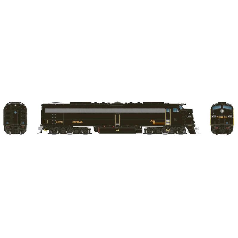 HO EMD E8A Locomotive with HEP, with DCC & Sound, CR #4022