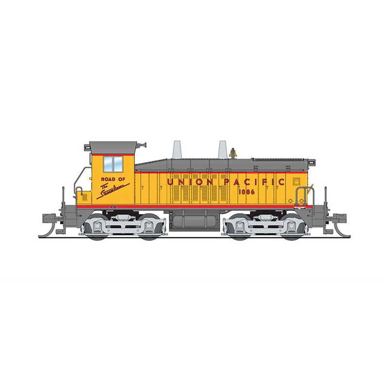 N EMD NW2, DCC/P4, UP #1086