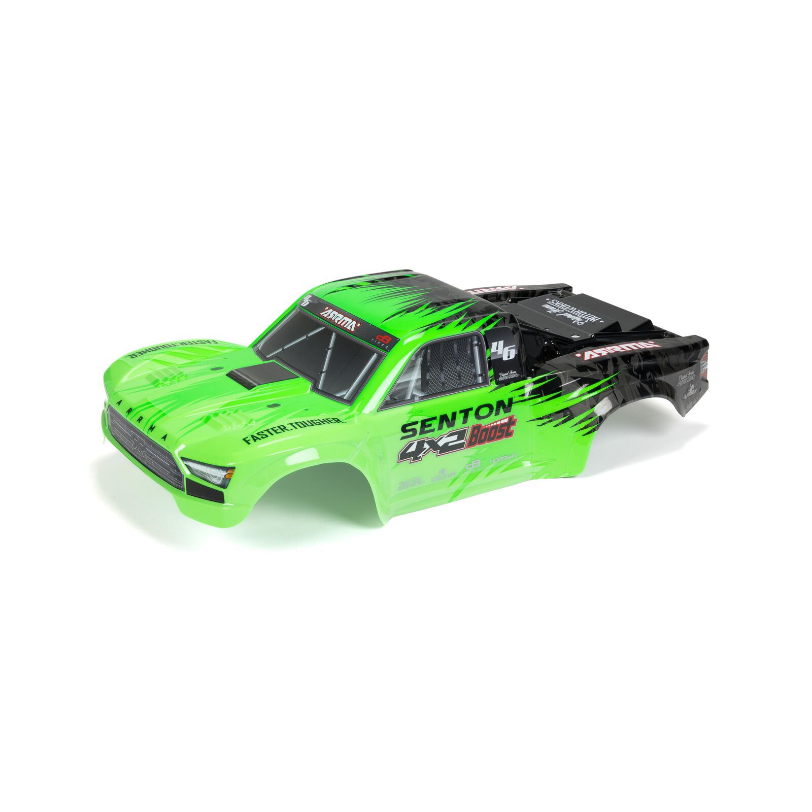 1/10 SENTON 4X2 Painted Decaled Trimmed Body Green/Black
