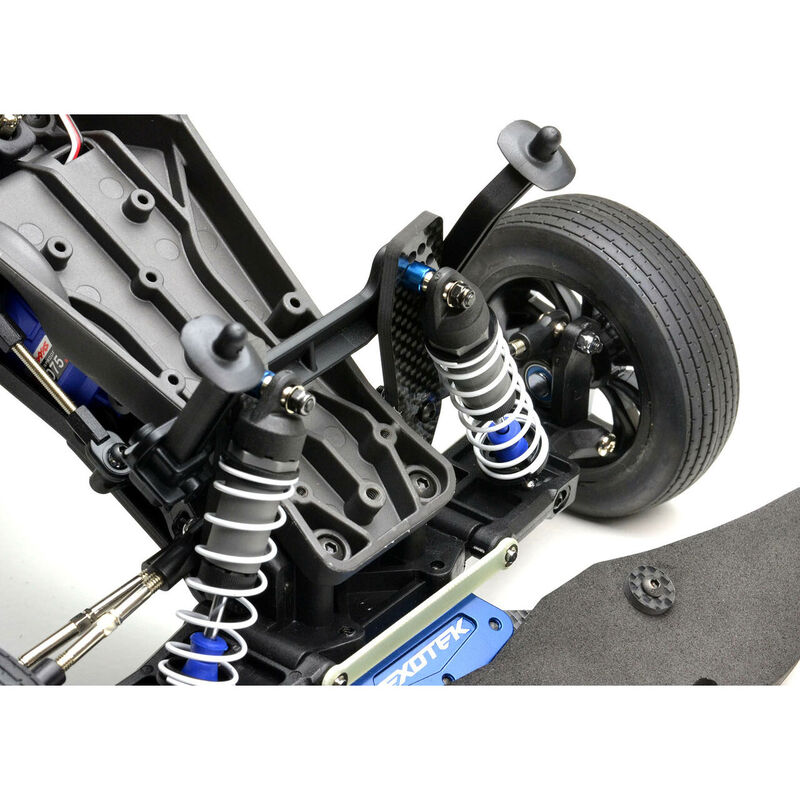 EXOTEK RACING LLC RC Front Shock Tower, 4mm Carbon Fiber: Traxxas