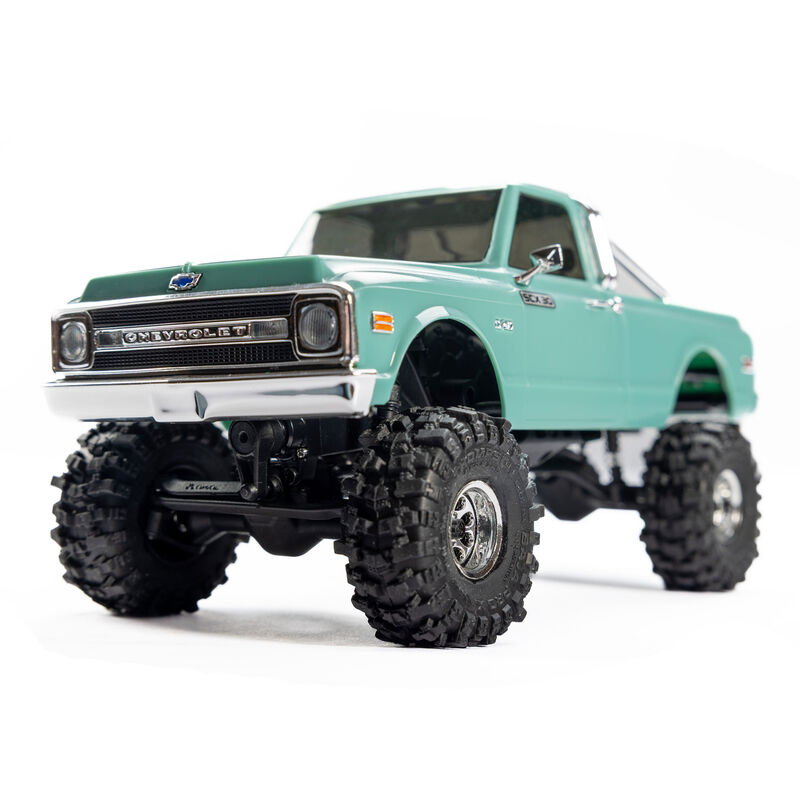 1/30 Baja Pro X Front/Rear Mounted Chrome Beast Tires (4): Axial SCX30