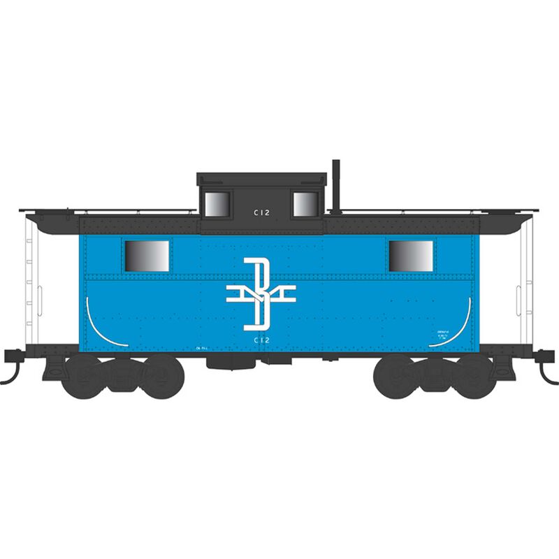 HO N5 Caboose, B&M Blue #C16