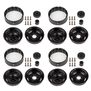 Steelie Wheels, 1.9", Black: Enduro SE