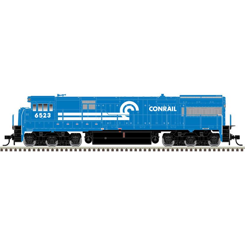 HO U28C CG Gold Conrail 6523, Blue/White