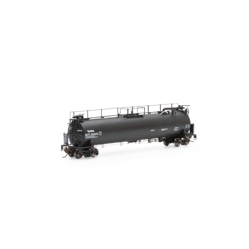 HO TankTrain Intermediate, GATX/Black Small #28228