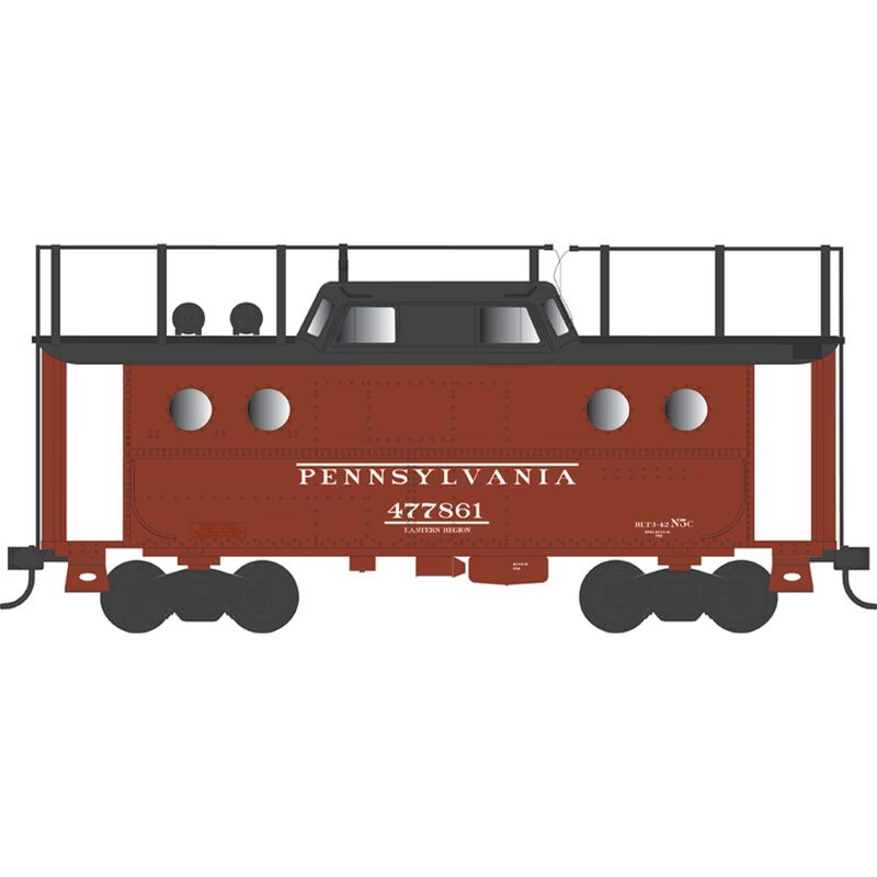 HO N5c Caboose, PRR Early East with Trainphone #477861