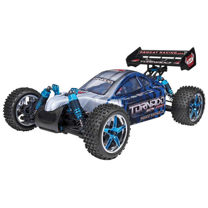 1/10 Tornado EPX PRO 4WD Buggy Brushless RTR, Blue/Silver