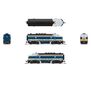 EMD F3A, Demo 754A2, Blue & Aluminum, No-Sound / DCC-Ready, N