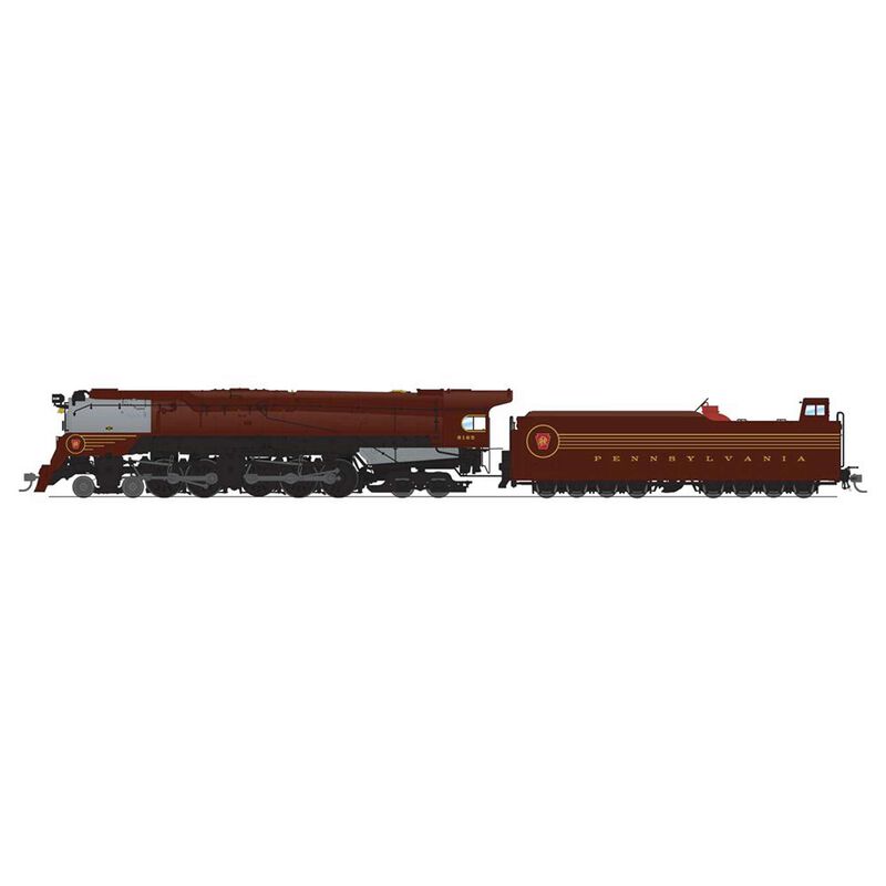 HO PRR Q2 Duple 4-4-6-4 Locomotive, #6195, Stealth Series