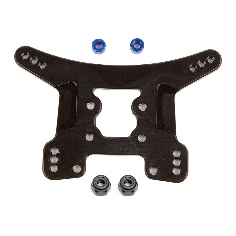 1/14 Rear Shock Tower, black aluminum