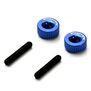 Twist Nuts For M3 Thread, Medium Blue