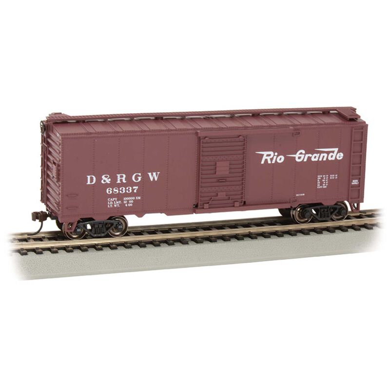 HO Track Cleaning 40' Box Car Rio Grande #68337