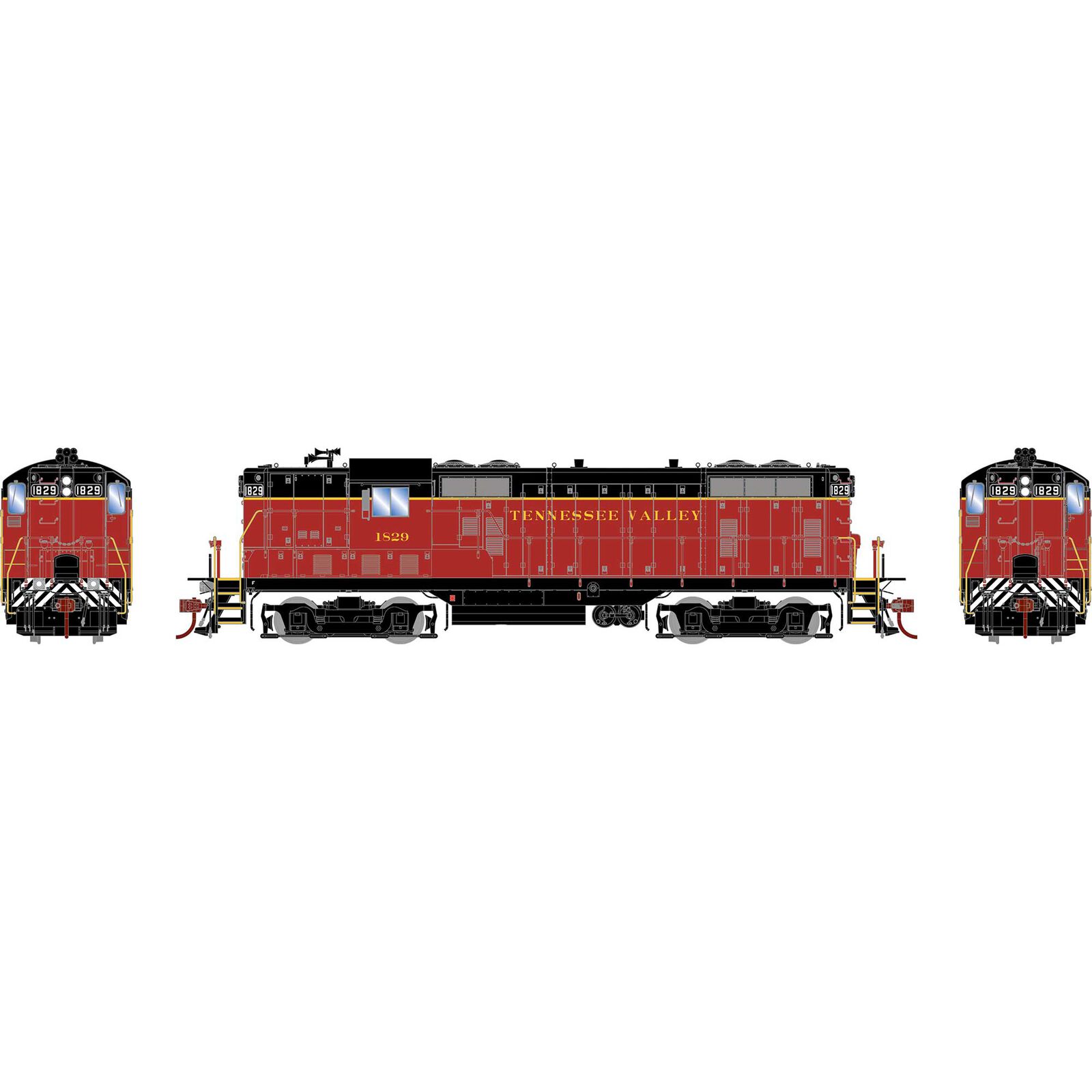 HO GEN GP7L Locomotive w/DCC & Sound, TVRM #1829