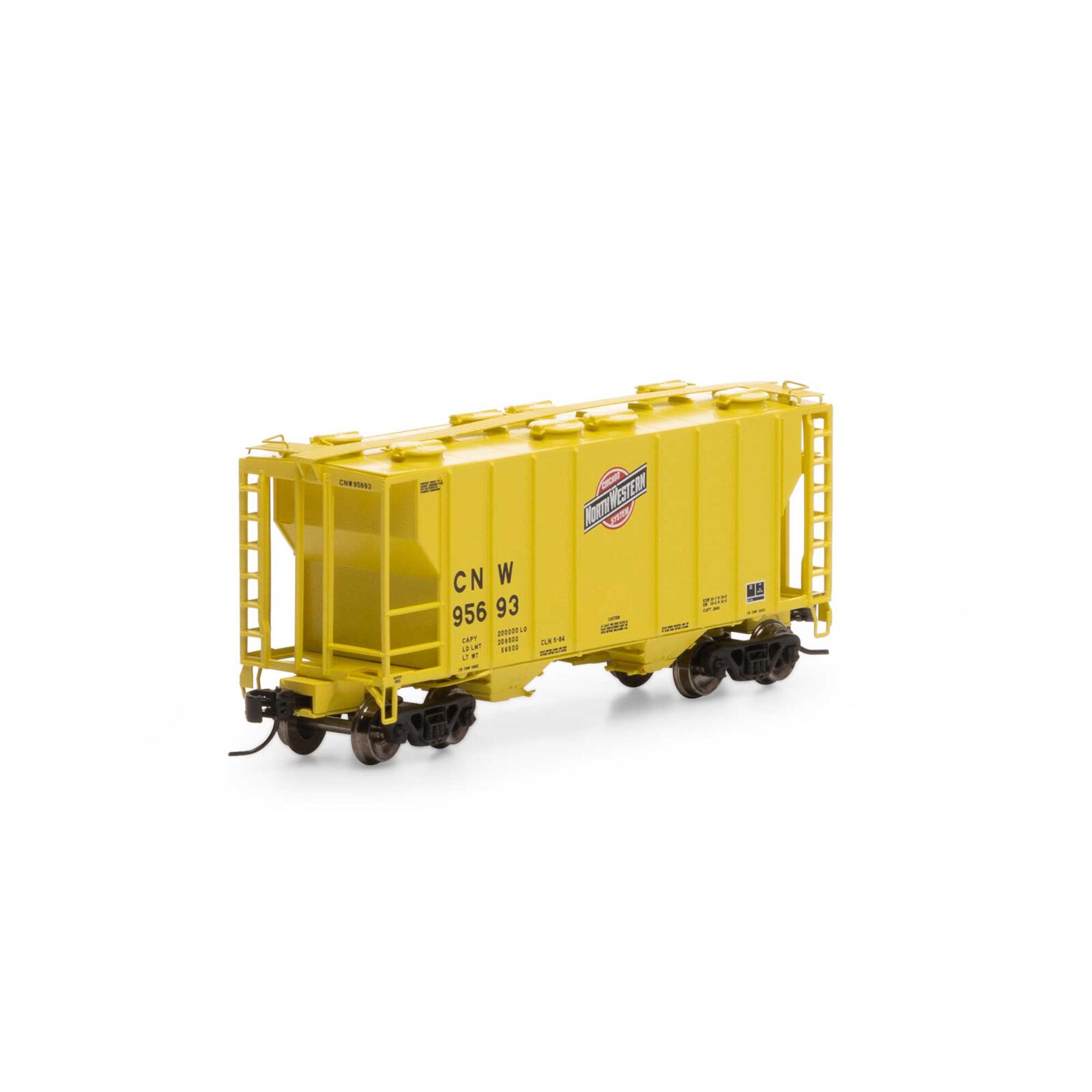 N PS-2 2600 Covered Hopper, C&NW #95693