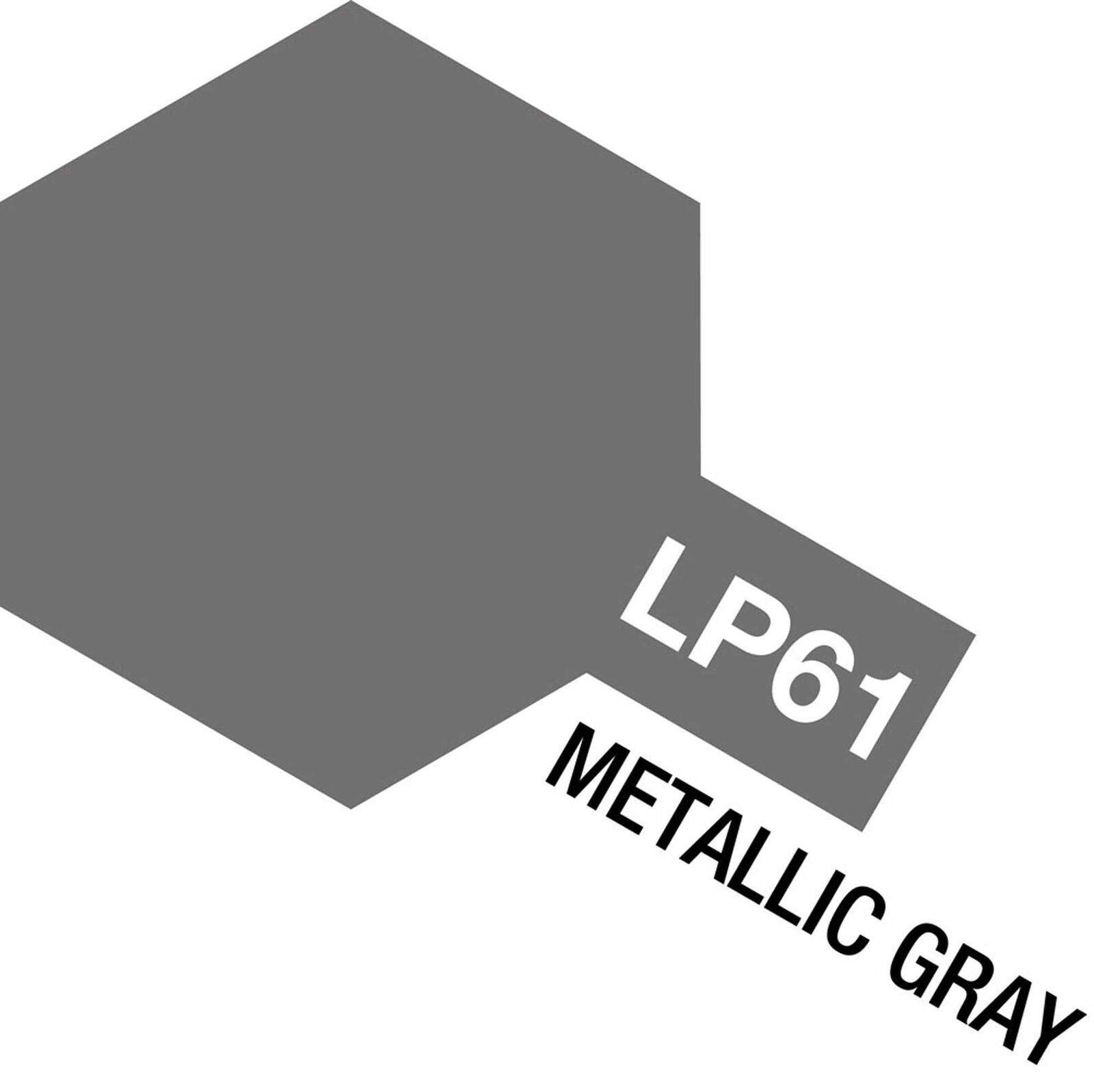 Lacquer Paint, LP-61 Metallic Gray, 10 mL